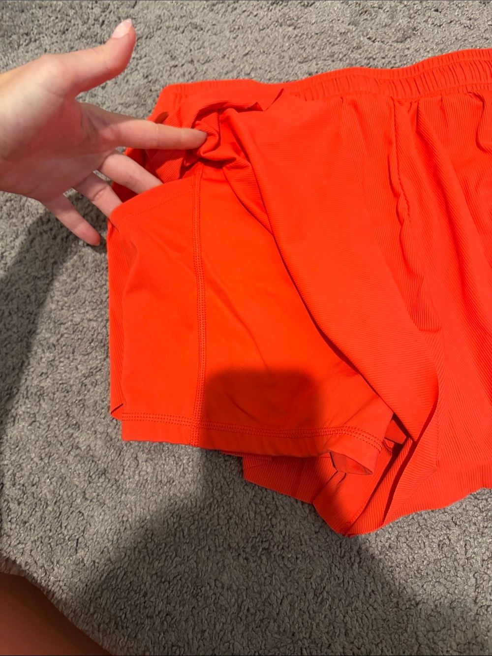 JoyLab Coral red Flow Skort with Drawstring Waist - Picture 4 of 4